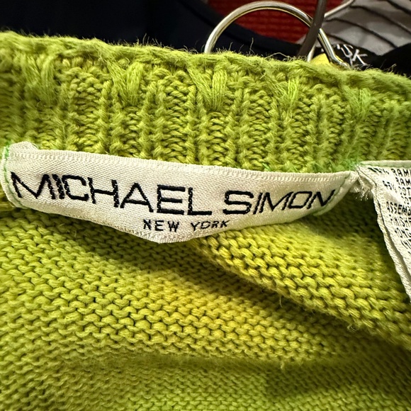 VTG MICHAEL SIMON ABSTRACT ART SWEATER, ONE SIZE - Picture 7 of 9